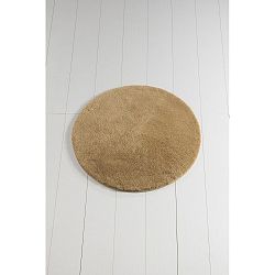 Béžová koupelnová předložka Colors of Cap, ⌀ 90 cm