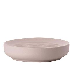 Béžová porcelánová podložka na mýdlo Zone Ume
