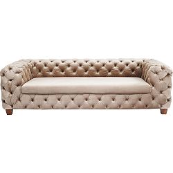 Béžová třímístná pohovka Kare Design Desire