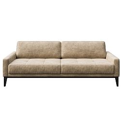 Béžová třímístná pohovka MESONICA Musso Tufted