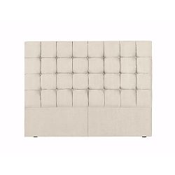 Béžové čelo postele Kooko Home Hasso, 120 x 180 cm