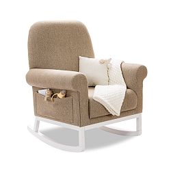 Béžové houpací křeslo Rocking Mother Chair