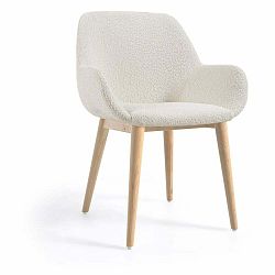 Béžové jídelní židle v sadě 4 ks Konna – Kave Home