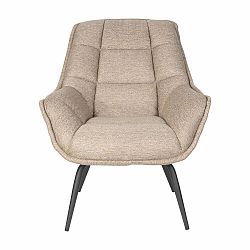 Béžové křeslo Comfortable – White Label