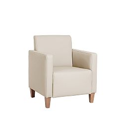 Béžové křeslo Max Winzer Milla Leather Beige