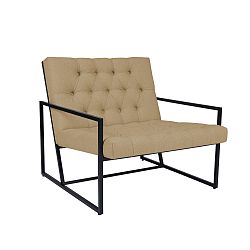 Béžové křeslo Mazzini Sofas Aster
