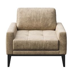 Béžové křeslo MESONICA Musso Tufted