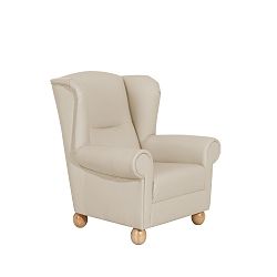Béžové křeslo ušák Max Winzer Monarch Beige