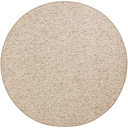 Béžovohnědý koberec BT Carpet Wolly, ⌀ 200 cm
