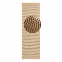 Béžový běhoun BT Carpet Nature, 80 x 500 cm