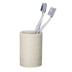 Béžový kelímek na kartáčky Wenko Peanut