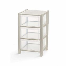 Béžový koupelnový regál 38x64 cm Tower – Domopak