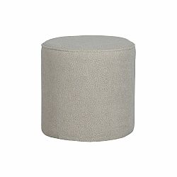 Béžový puf WOOOD Sara, ø 46 cm