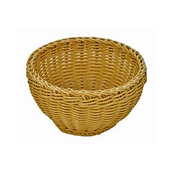 Béžový stolní košík Saleen, ø 16 cm