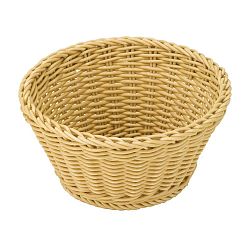 Béžový stolní košík Saleen, ø 18 cm