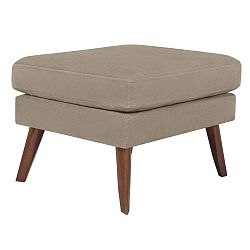 Béžový taburet Mazzini Sofas Elena