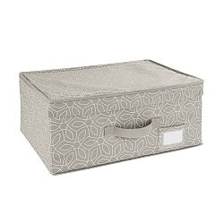Béžový úložný box Wenko Balance, 44 x 33 x 19 cm