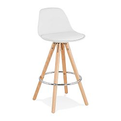 Bílá barová židle Kokoon Anau, výška sedu 64 cm