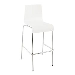Bílá barová židle Kokoon Cobe, výška sedu 74 cm