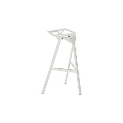 Bílá barová židle Magis Officina, výška 74 cm