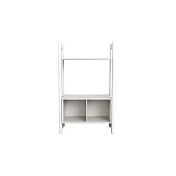 Bílá dětská knihovna Flexa Shelfie, výška 131.6 cm