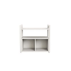 Bílá dětská knihovna Flexa Shelfie, výška 74 cm