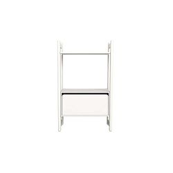 Bílá dětská komoda Flexa Shelfie, výška 131.6 cm