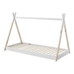 Bílá dětská postel Vipack Tipi, 90 x 200 cm