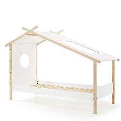 Bílá dětská postýlka Vipack Cocoon, 230 x 100 cm