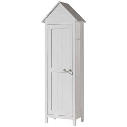 Bílá dětská šatní skříň Vipack Lewis, 190 x 40 cm