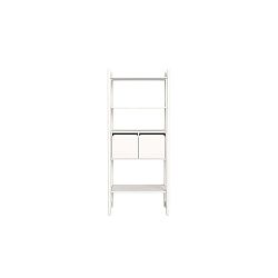 Bílá dětská skříňka Flexa Shelfie, výška 189,2 cm