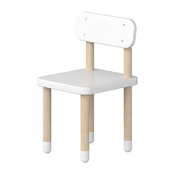 Bílá dětská židle Flexa Dots