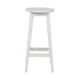 Bílá dubová stolička Folke Gorgona, výška 75 cm