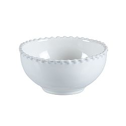 Bílá kameninová miska Costa Nova Pearl, ⌀ 16 cm