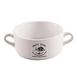 Bílá keramická miska Orion Sweet Home, ⌀ 12,5 cm