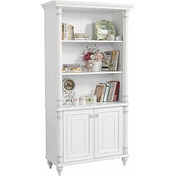 Bílá knihovna Romantic Large Bookcase