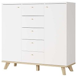 Bílá komoda Germania Buffet, šířka 119 cm