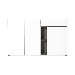 Bílá komoda Germania Veluva, šířka 154 cm