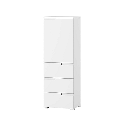Bílá komoda se 3 zásuvkami Szynaka Meble Original