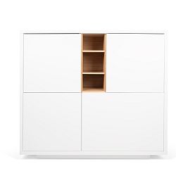 Bílá komoda TemaHome Niche Oak 