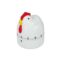 Bílá kuchyňská minutka Metaltex Hen