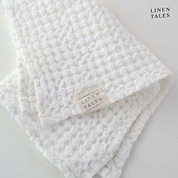 Bílá osuška 100x140 cm Honeycomb – Linen Tales
