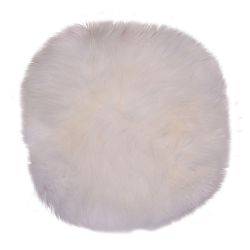 Bílá ovčí kožešina House Nordic Circle, ⌀ 35 cm