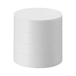 Bílá patrová šperkovnice YAMAZAKI Tower, ⌀ 10 cm