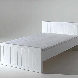 Bílá postel Vipack Robin, 120 x 200 cm