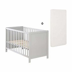 Bílá postýlka 60x120 cm – Roba