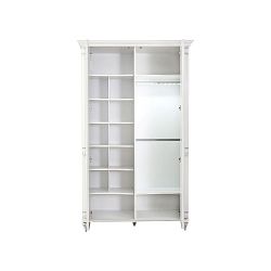 Bílá šatní skříň Romantic 2 Doors Wardrobe