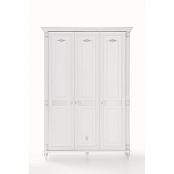 Bílá šatní skříň Romantic 3 Doors Wardrobe
