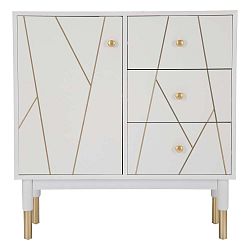 Bílá skříňka Mauro Ferretti Luxy, šířka 80 cm
