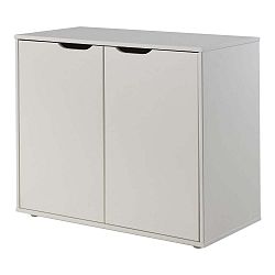 Bílá úložná skříňka Vipack Pino
